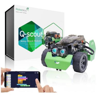 Imagem de Robô de Codificação Q Scout STEM para Crianças de 8 Anos ou Mais, ROBOBLOQ, Verde
