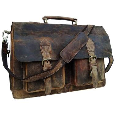 Imagem de Retro Bolsa, Pasta de Couro para Laptop, CUERO 8541570380, Marrom