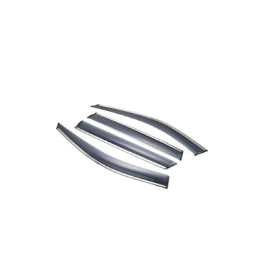 Imagem de GRJQRKHZ Defletor de janela lateral do carro para N&issan Teana 2019-2020 Weathershied viseira de porta vento sol proteção chuva janela lateral defletores de vento