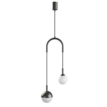 Imagem de Pendente Macadâmia Duplo - 2xG9 - Branco Fosco