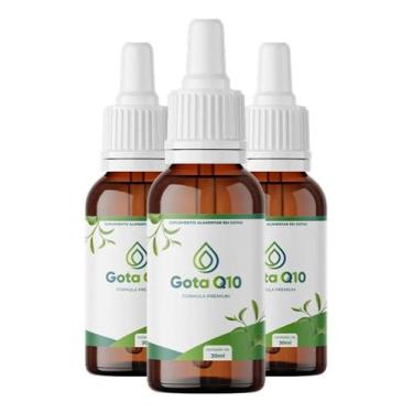 Imagem de 3 Frascos Gota Q10 Óleo Semente de Abacate 30ml