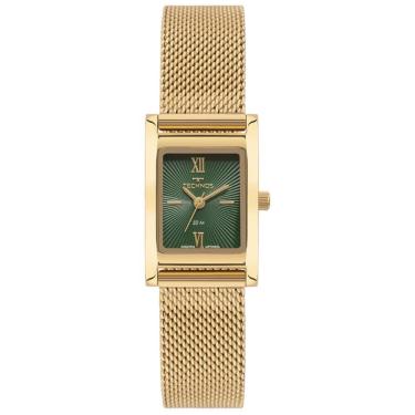 Imagem de Relógio Technos Feminino Ref: 2035nde/1v Elegance Mesh Retangular Dourado