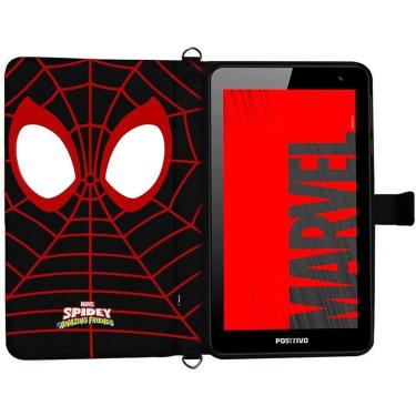 Imagem de Tablet Positivo Twist Tab Spidey 7 64GB 2GB RAM - Android 11 Go - Capa Personalizada
