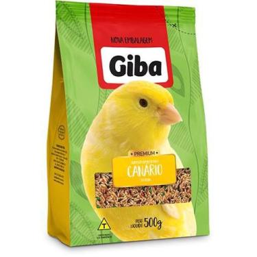 Imagem de Alimento Pássaros Mistura Canário 500g - Giba