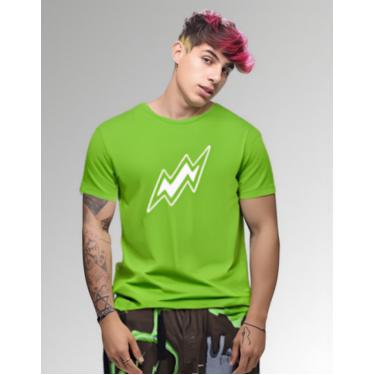 Imagem de Camiseta de Algodão Dos Rosa Verde  Void