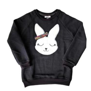 Imagem de Blusa De Moletom Infantil Menina Sem Capuz Fashion Olyns-Feminino