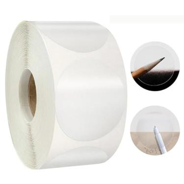 Imagem de 500 peças de etiquetas seladas circulares transparentes, embalagem de caixa de presente, adesivos adesivos, adesivos decorativos de vedação (20 mm)