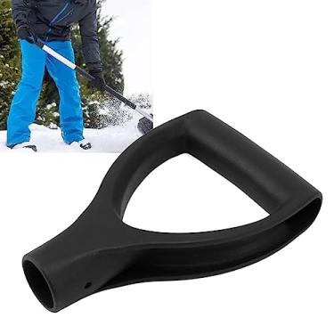 Imagem de Pá de plástico, alça de aderência D, ferramenta ergonômica de ancinho de neve, leve para escavar, raspar, remover neve