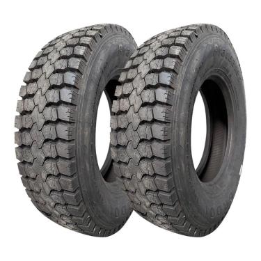 Imagem de Kit 2 Pneus Bransales Aro 17,5 235/75R17,5 BRD01 18 Lonas 143/141J Borrachudo