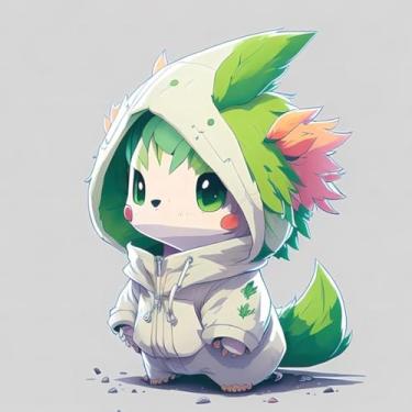 Imagem de Adesivo de Parede Estilo Anime Monstros Fofinhos para Quarto Infantil - Lumnora 30x30cm