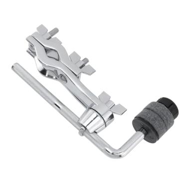 Imagem de Oedema Braço de prato de tambor, suporte de prato, braço de extensão com suporte de braçadeira, acessórios de instrumento de percussão para instrumento musical, tambor, prata