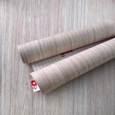 Imagem de ANT Papel de parede autoadesivo de grão de madeira, papel de parede autoadesivo para gaveta de bancada, prateleira, armário, fácil de limpar (nogueira 6,15 cm x 3 m)