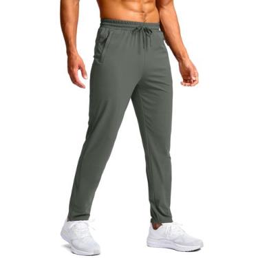 Imagem de Calça de moletom masculina comprida Pudolla Tall com bolsos com zíper 