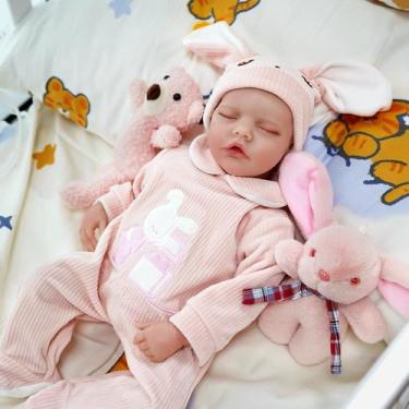 Imagem de Reborn Baby Doll se gaba de um corpo realista de vinil completo de 17 