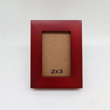 Imagem de ZXT-parts Molduras vermelhas de madeira maciça de 5 x 7 cm | Frente acrílica | Exibição horizontal ou vertical | para fotos, certificados, obras de arte | Decoração de casa e escritório | apenas na