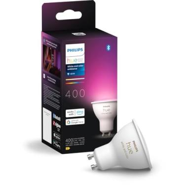 Imagem de Philips Hue GU10 – Holofote inteligente branco e ambiente colorido