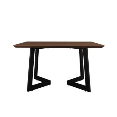 Imagem de Mesa De Jantar Com Tampo Toronto 160 Cm Nogueira