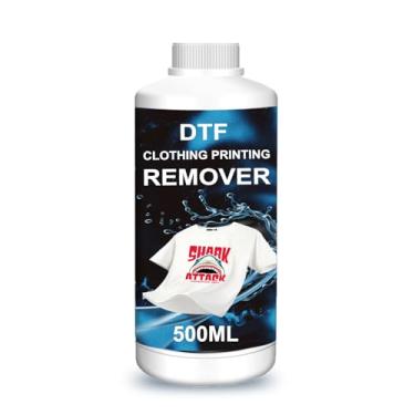 Imagem de Aulay Removedor de impressão de tinta DTF líquido 500 ml para tecidos, removedor rápido de letras, removedor de impressão DTF, fixador de tecido, removedor de impressão para bolsa de camiseta