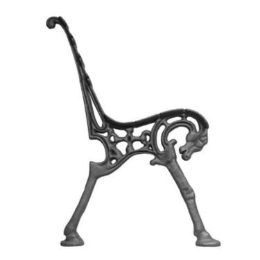 Imagem de Pé De Banco Cavalinho Jardim 01und Ferro Fundido