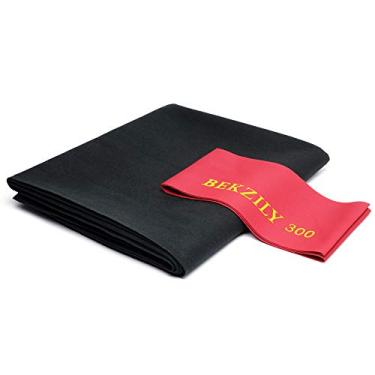 Imagem de BEKZILY Conjunto de toalhas de mesa de bilhar 300 2,7 m (2,4 m, preto)