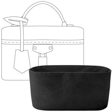 Imagem de FANJI Project Organizador de bolsa para bolsa de mão LV, ajuste personalizado dentro de bolsa premium preto fosco leve resistente à água