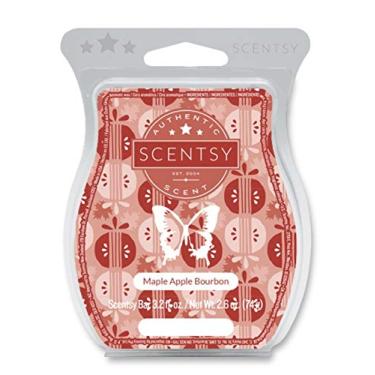 Imagem de SCENTSY Cera com aroma de maçã BOURBON PERFEITA - cera de fragrância para uma barra de perfume mais quente e perfumada