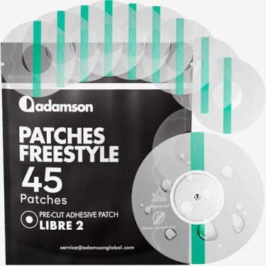 Imagem de Capas à prova d'água Freestyle 45 Libre 2 – Transparente, fácil de aplicar e remover, de longa duração, sem cola no centro, não irritante – Ideal para esportes, natação e uso diário - PAC3