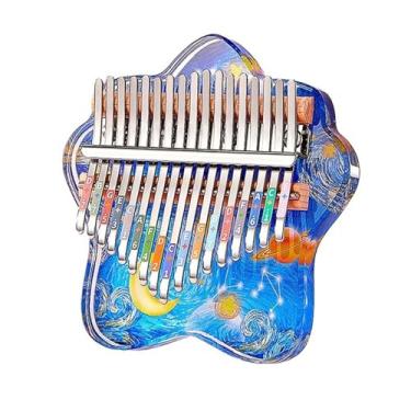 Imagem de Piano de polegar Kalimba para iniciantes 21 notas kalimba profissional
