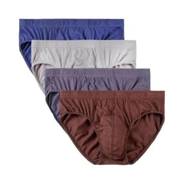 Imagem de Cuecas Masculinas plus Size 100% Algodão Respirável Confortáveis Linge