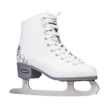 Imagem de Patins de patins de patinação no gelo para meninas, brancos, patins de gelo, Branco, Junior Size 8J