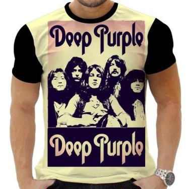 Imagem de Camiseta Camisa Personalizada Rock Deep Purple Clássico 1 - Obsidiana 