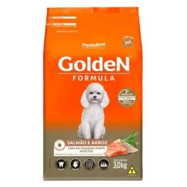 Imagem de Ração Golden Fórmula Mini Bits Cães ad pp Salmão e Arroz 3kg - PREMIER