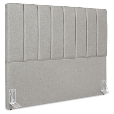 Imagem de Cabeceira Queen 160 Cm Com Frame Dalia Linho Cinza Artte Cinza