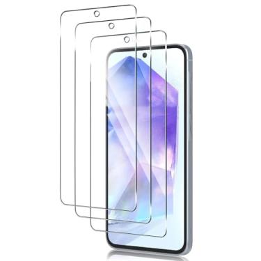 Imagem de Para Samsung Galaxy A54 5G, 3 PCs Vidro Temperado Protetor de Tela Filme