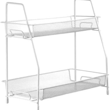 Imagem de Organizador aramado, itens, banheiro, cozinha, objetos, decoracao, casa, resistente, versatil