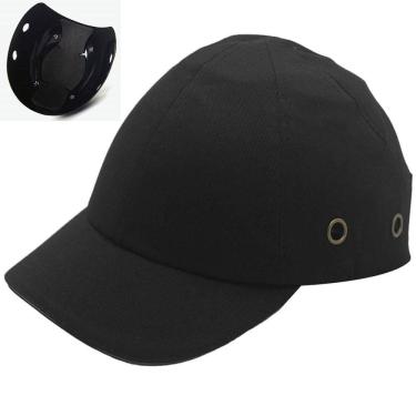 Imagem de Bone Com Capacete Epi Obra Segurança Do Trabalho Casquete Conserto Reparo Construçao Oficina Resistente Proteçao