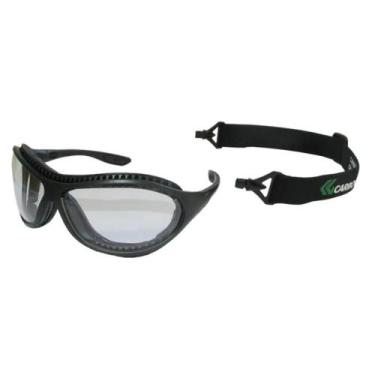 Imagem de Oculos Segurança Incolor Haste Removível E Elástico Spyder - CARBOGRAF