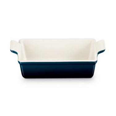 Imagem de Travessa Retangular Heritage 26 cm Azul Nuit Le Creuset