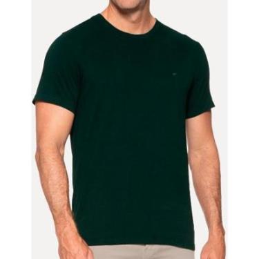 Imagem de Camiseta Ellus Masculina Cotton Easa Classic Verde Escuro-Masculino