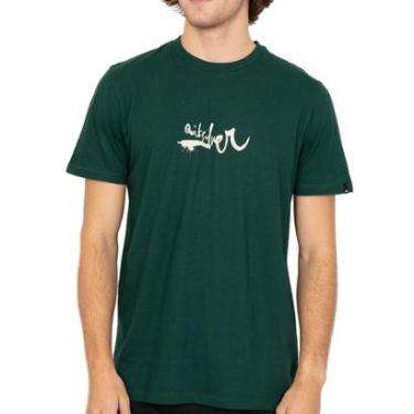 Imagem de Camiseta Quiksilver Impaired Logo DNA SM26-Masculino