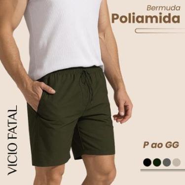Imagem de Bermuda Masculina Poliamida com Elastano-Masculino