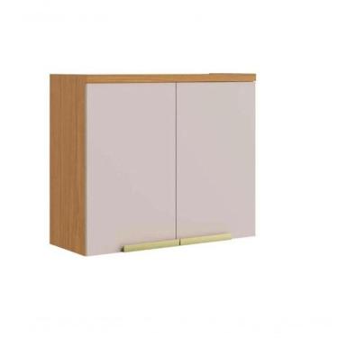 Imagem de Armario De Cozinha Aereo Itatiaia New Porto 80 2 Portas Cinamomo/off-white