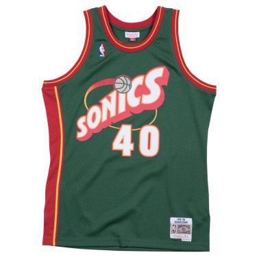 Imagem de Regata Mitchell & Ness Swingman Jersey Seattle SuperSonics Road 1995-96 Shawn Kemp Masculino-Masculino