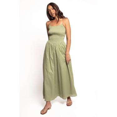 Imagem de Petal & Pup Vestido feminino Cagnes-Maxi-verde-oliva, Oliva, G