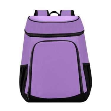 Imagem de Mochila Lavender 36 latas com refrigerador de grande capacidade para viagem lancheira masculina