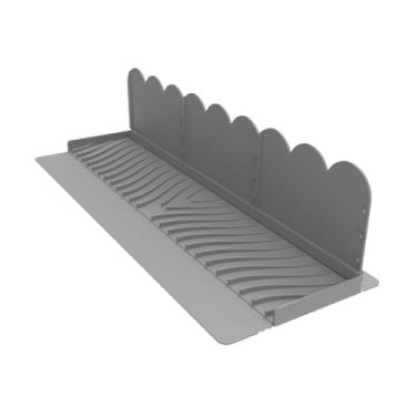 Imagem de AFXGUSD Protetor de Borda de Pia de Silicone à Prova D'água para Bancadas, Banheiros, Cozinhas E Acessórios Domésticos, Cinza, Tamanho real