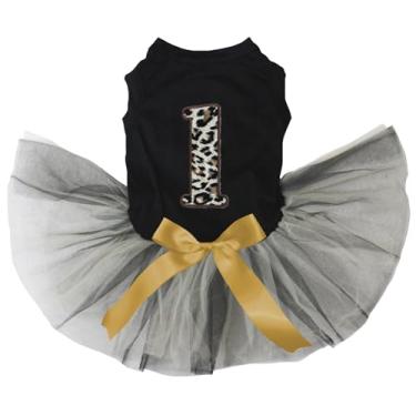 Imagem de Petitebella Vestido de cachorro Leopard 1st Puppy (preto/dourado e preto, 3GG)