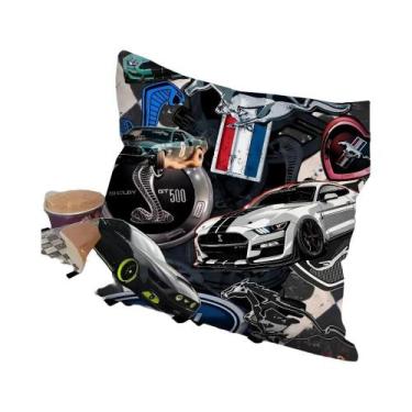 Imagem de Almofada Com Logotipo Do Carro Ford Mustang, Confortável Para Quarto, 