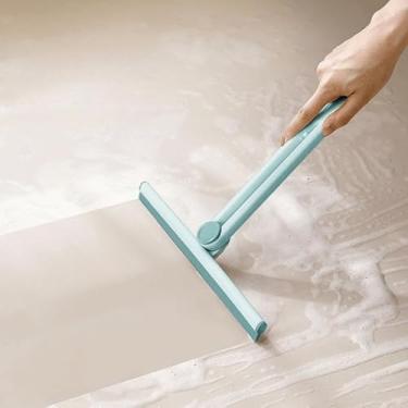 Imagem de Rodo de janela dobrável, ferramenta de limpeza de vidro multifuncional, raspador de água portátil para casa, escritório e janelas altas