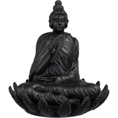 Imagem de Estátua Imagem Budista Buda Sidarta Gautama - Versão 5 (Cor Aurum Noctis)